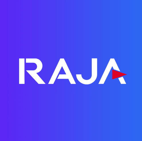 Logo van RAJA Nederland
