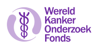 Logo van Wereld Kanker Onderzoek Fonds