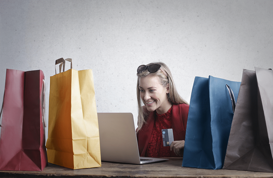 consument online shoppen