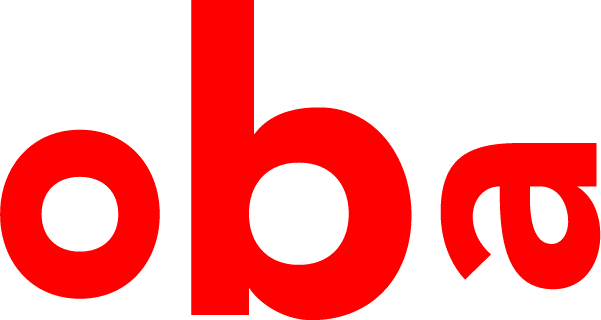Logo van OBA (Openbare Bibliotheek Amsterdam)